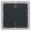 2-channel BLE light BJ63x63 anthracite without frame/ Radio controls BLE 2,4 GHz 2-channel light