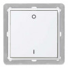2-channel BLE light 55x55 pure white matt without frame/ Radio controls BLE 2,4 GHz 2-channel light