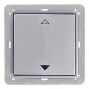 2-channel BLE blind 55x55 Jung aluminium without frame/ Radio controls BLE 2,4 GHz 2-channel blind 2-channel BLE blind 55x55 Jung aluminium without frame/ Radio controls BLE 2,4 GHz 2-channel blind