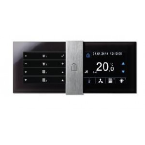 thanos LQ black KNX/ Touch screen room operating unit temperature – KNX